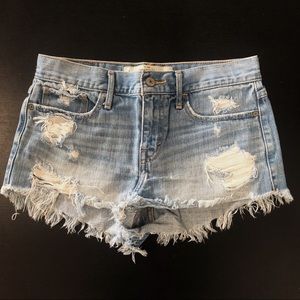 Abercrombie Distressed Denim Shorts | Size 4